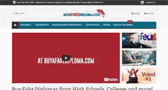 Desktop Screenshot of buyafakediploma.com